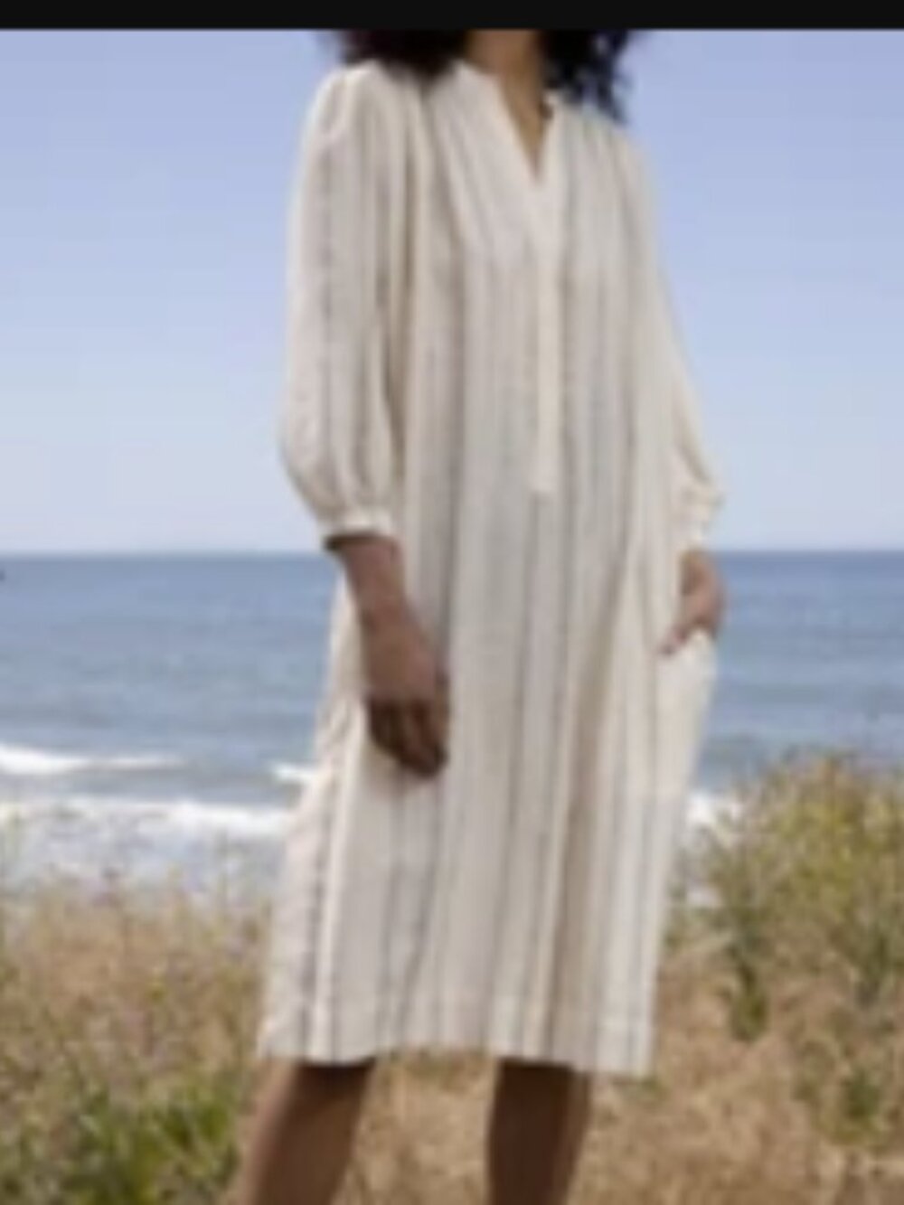 Cream Heidi Merrick BRANDI KAFTAN XS
